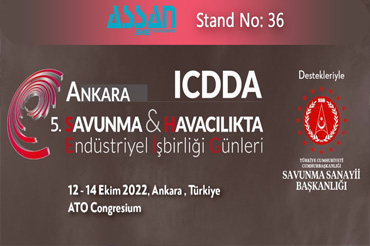 12-14 Ekim 2022 tarihleri arasında gerçekleştirilen olan 5. Savunma & Havacılıkta Endüstriyel İşbirliği Günleri Fuarına katıldık.